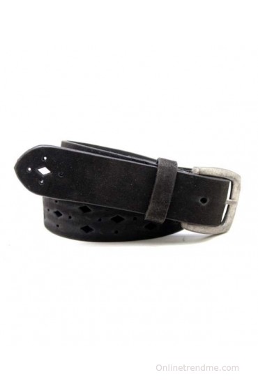 Urban Vintage Black Leather Women Belt Urban Vintage Black Leather Women Belt
